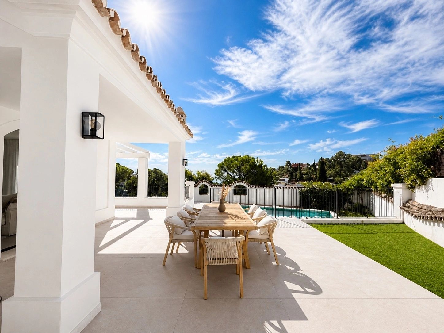 Casa Buganvilla pool area